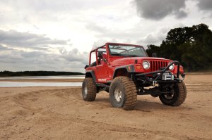 Jeep Wrangler Suspension Lift Kit - Rough Country - Long Arm, V2 - '97-'06